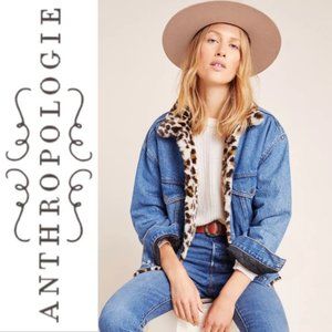 NWOT LEVI’S REVERSIBLE DAD TRUCKER JACKET LEOPARD